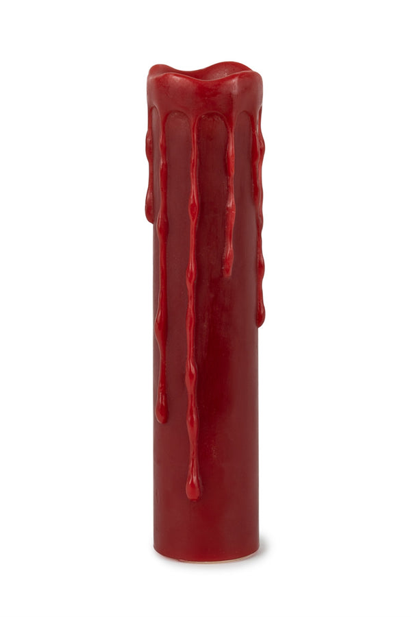 Red LED Dripping Wax Designer Candle (Set of 2)