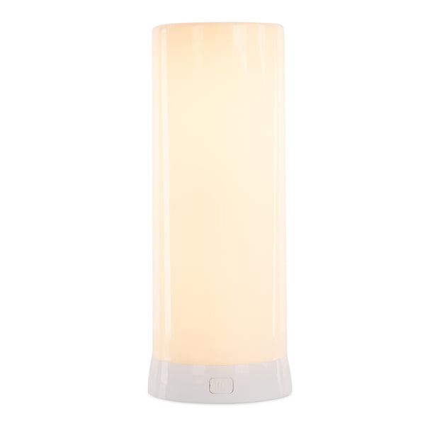 LED Flameless Designer Candle with Amber Glow 7.5"H