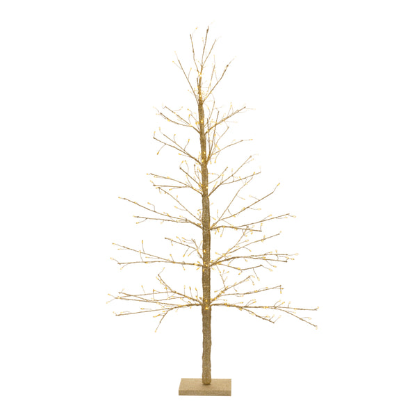Gold LED Twig Tree 48 inch