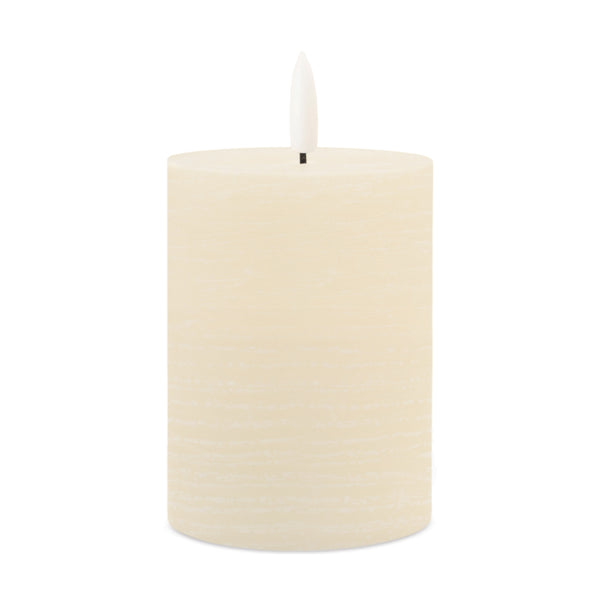 Flameless Ivory Pillar Candle (Set of 2)