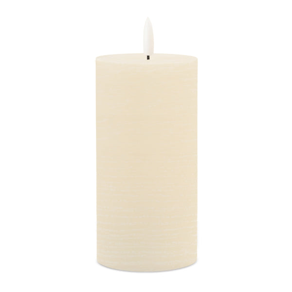 Flameless Ivory Pillar Candle (Set of 2)