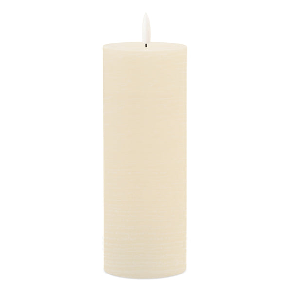 Flameless Ivory Pillar Candle (Set of 2)