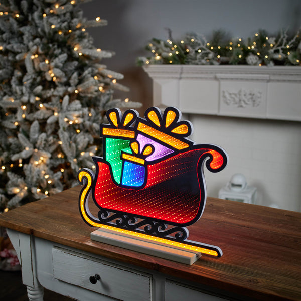 Lighted Santas Sleigh EkkoLight