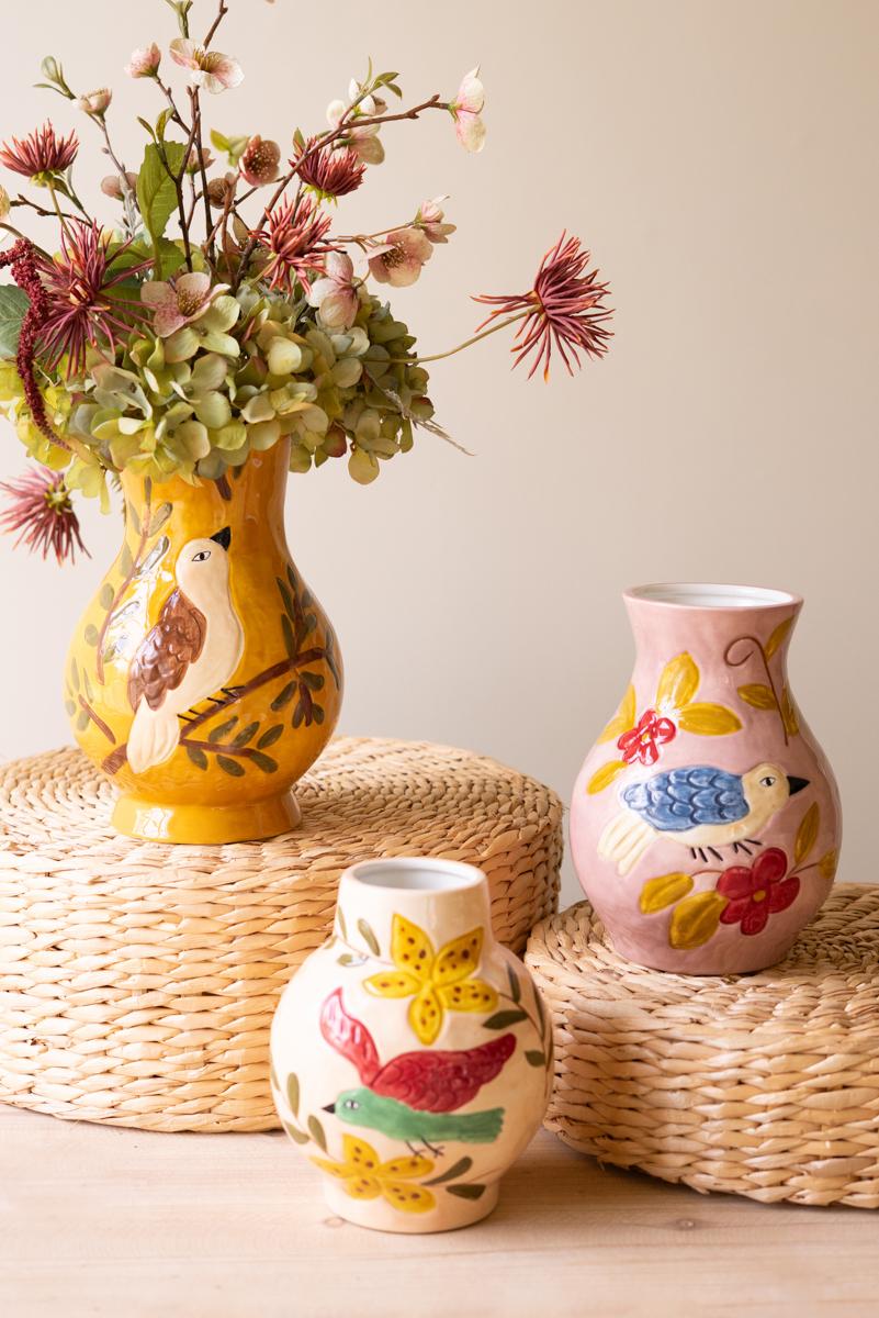 Bird vases lifestyle