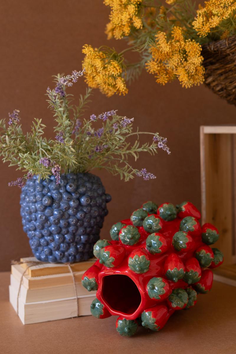 Strawberry vase alternate view