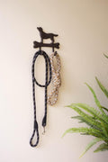 Cast Iron Dog with Bone Wall Hook - view 2