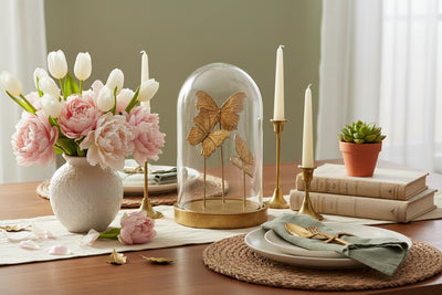 Butterfly Cloche — Enchanting Glass Dome Display Piece
