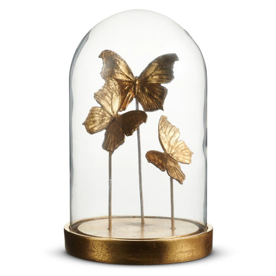 Butterfly Cloche — Enchanting Glass Dome Display Piece