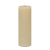 Flameless Beige Pillar Candle (Set of 2) – 12.85"H