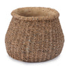 Braided Weave Cement Vase, 6 Inch – Rustic Textured Decor