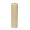 Flameless Beige Pillar Candle (Set of 2) – 16"H