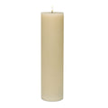 Flameless Beige Pillar Candle (Set of 2)