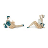Retro Beach Babe Figurines, Set of 2 – Summer Coastal Decor