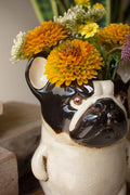 Ceramic French Bulldog Planter