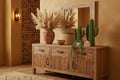 13" Green Cactus — Lifelike Faux Succulent Accent