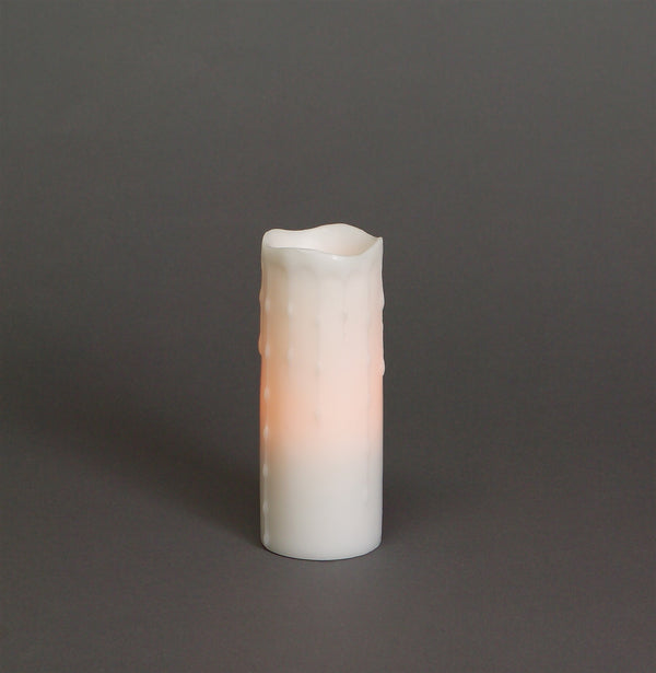LED Dripping Wax Pillar Candles (Set of 3) – 8