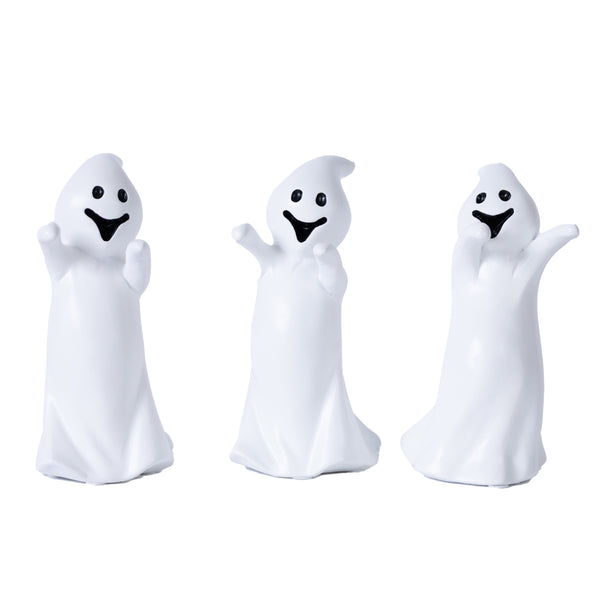 Spooky Ghost Figurine Set of 3 Halloween Decor