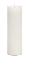 Simplux Designer LED Candle with Moving Flame & Remote (Set of 2) – 9"H