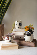 Ceramic French Bulldog Planter