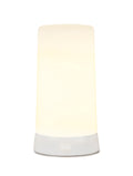 Melrose Raw-Set of 2 White LED Flickering Candles with Remote – Modern Farmhouse Lighting Décor