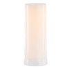 LED Flameless Designer Candle with White Glow, 7.5"H