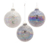 Iridescent Glass Ball Ornaments – Set of 12 Christmas Ornaments