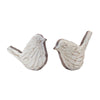 Carved Bird Figurines, Set of 4 – Spring Tabletop Decor