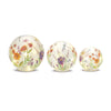 Set of 3 LED Floral Dragonfly Orbs – Traditional Spring Novelty Décor