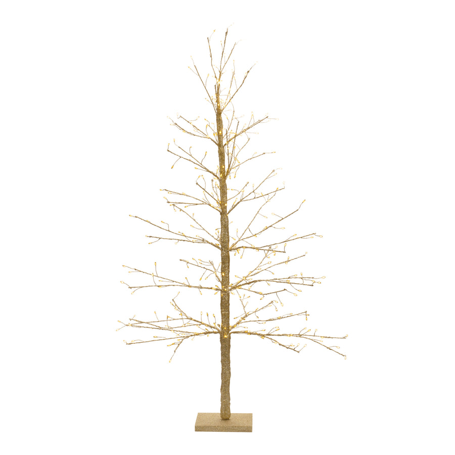 Gold LED Twig Tree 48 inch