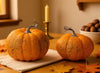 Pumpkin Set of 2 – Styrofoam Fall Pumpkins 6" and 7"