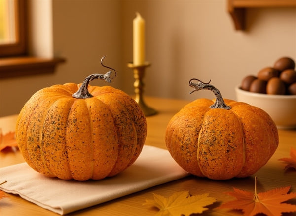 Styrofoam Pumpkin Set of 2 Fall Decor