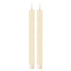 Flameless Ivory Taper Candle (Set of 2) – 11"H