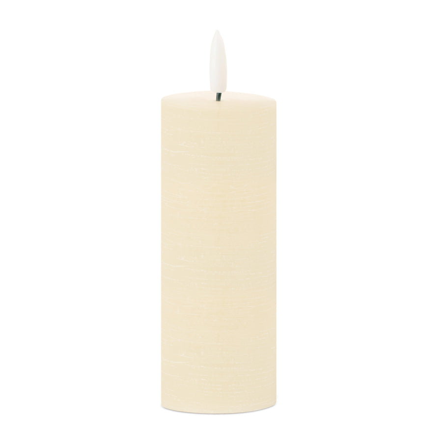 Flameless Ivory Pillar Candle (Set of 4)