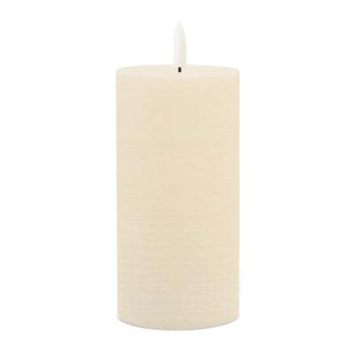 Flameless Ivory Pillar Candle (Set of 2)