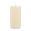 Flameless Ivory Pillar Candle (Set of 2) – 6"H