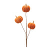Pumpkin Spray Set of 2 25.5"H – Fall Faux Pumpkin Stems