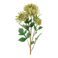 Set of 4 Green Mum Floral Sprays With Wired Stems – Glam & Luxury Spring Décor
