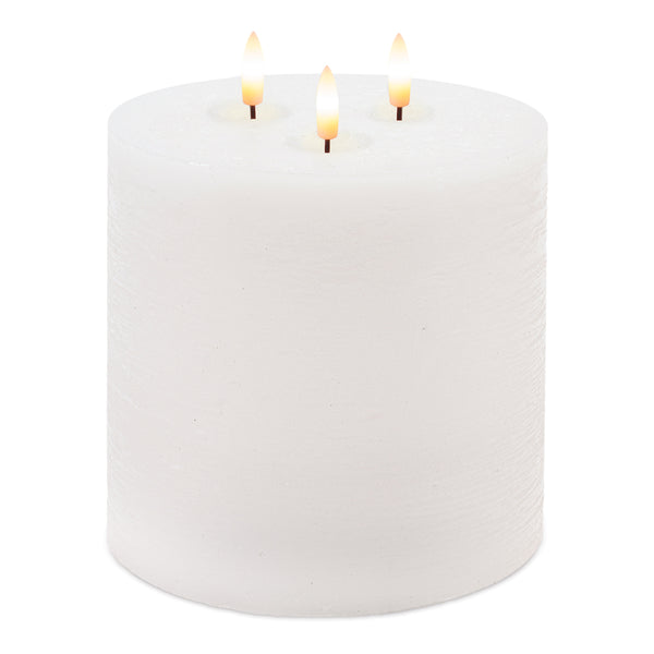 White Triple Wick Candle (Set of 2)