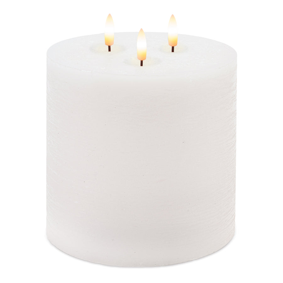 White Triple Wick Candle (Set of 2)