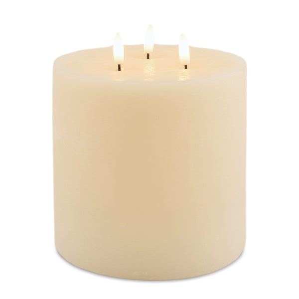 Ivory Triple Wick Candle (Set of 2)