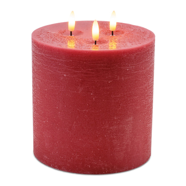 Red Triple Wick Candle (Set of 2)