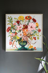Floral | Framed Acrylic Painting – Botanical Wall Art