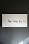 Elk | Framed Acrylic Painting – Wildlife Lodge Wall Art