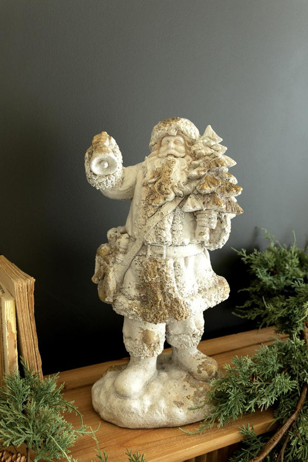 Faux Concrete Santa – 18