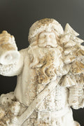 Faux Concrete Santa 18 inch side