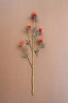 Set of 6 Orange Artificial Flower Sprays – Whimsical Farmhouse Spring Décor