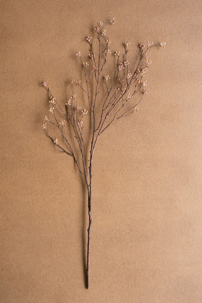 Kalalou Raw-Box of 6 Artificial Budding Branch Stems – Whimsical Spring Faux Floral Décor