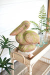 Faux Concrete Pelican Statue – Distressed Coastal Garden Decor