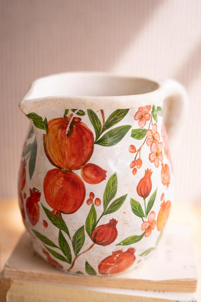 Pomegranate cement vase