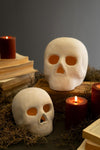 Cement Halloween Skulls, Set of 2 – Modern Skull Decor